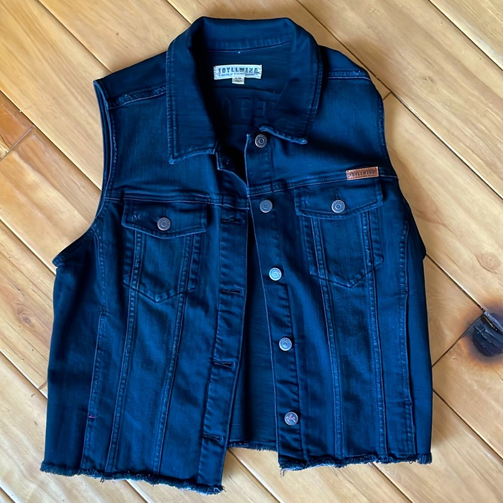 Idyllwind Black Denim Vest